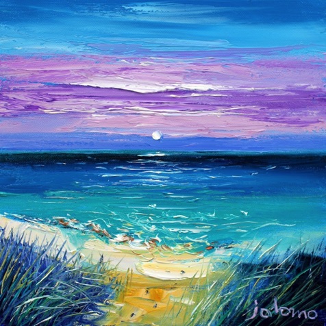Footprints in the sand Iona 
12x12
SOLD